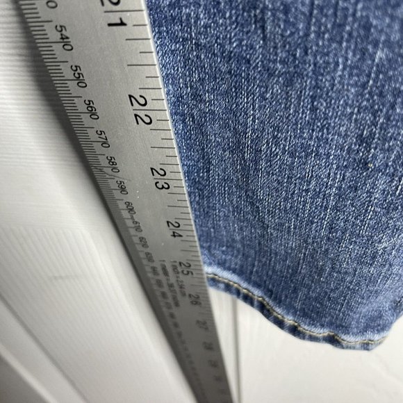 KUT From the Kloth Skinny Ankle Jeans Women’s 2 Floral Embroidered Medium Wash - Picture 8 of 11